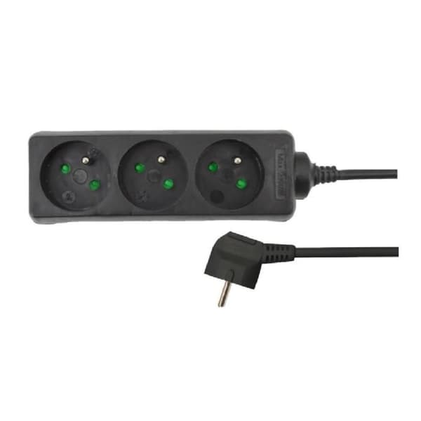 Elkabel - AWTOOLS - 4 stik - 5 m - jordforbindelse