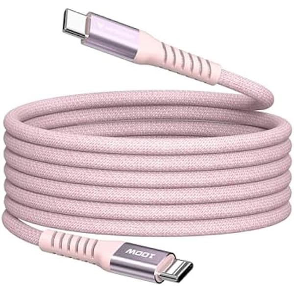 USB-C-kabel - VERBATIM - Sync & Charge - 100W - 120 cm - Rosa