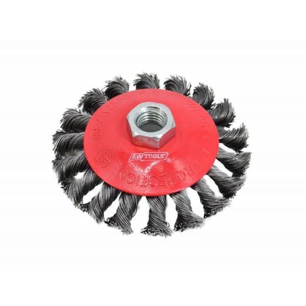 AWTOOLS 125 mm M14 snoet konisk børste