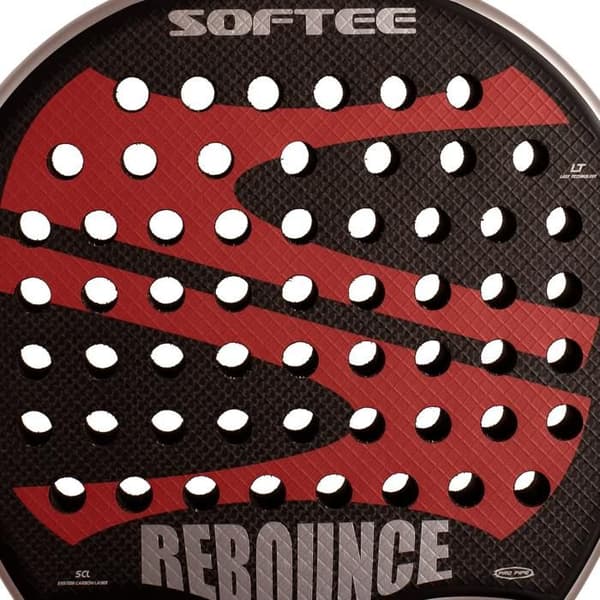 Softee Rebounce 3K padelbat - rød