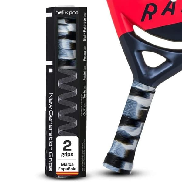 Padel greb Helix Pro - sort/hvid
