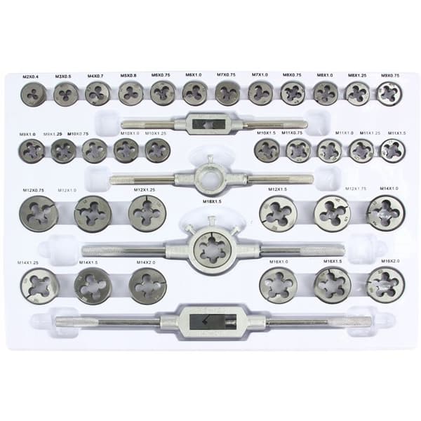 Taraus- ja kierteityssarja 110 osaa M2-M18 SilverTools S10290