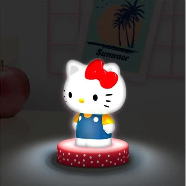 Nattelys - PALADONE - Hello Kitty Ikon - Hvid - Barn - Blødt lys