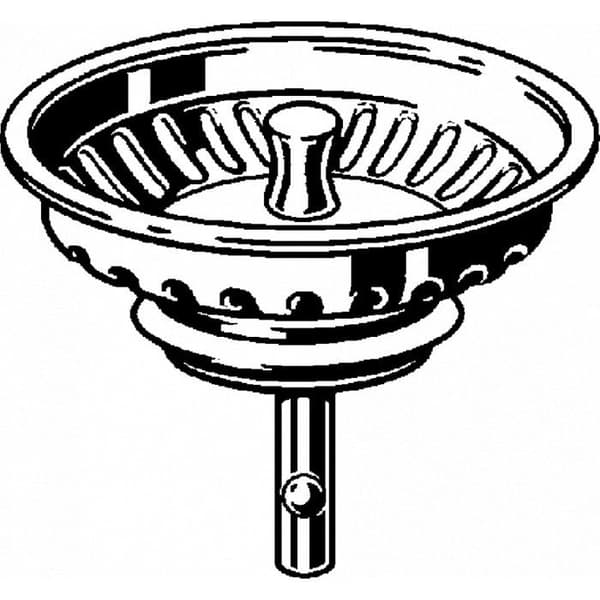Håndbetjent vaskekurv, diameter 82 mm