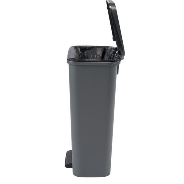 Pedalspand - CURVER - COMPATTA - 50 L - Antracitgrå - Polypropylen