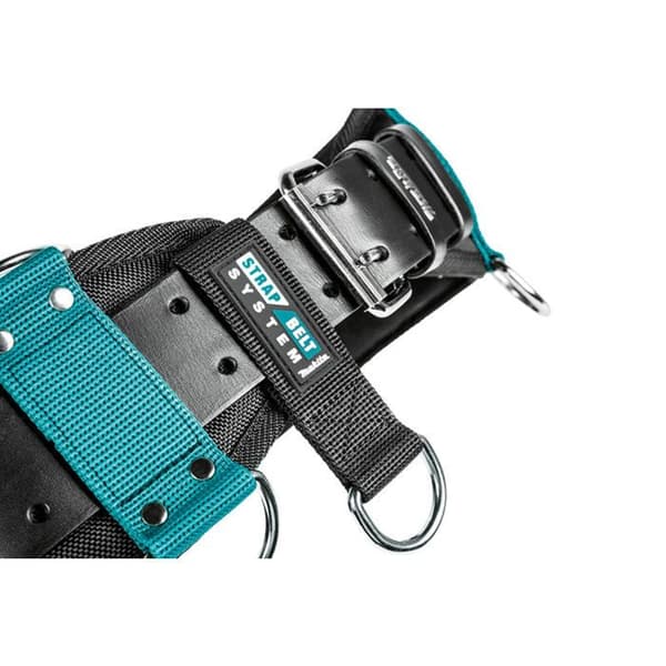 Værktøjsbælte - MAKITA - E-15366 - Ægte læder - Let polyester - Blå/Sort