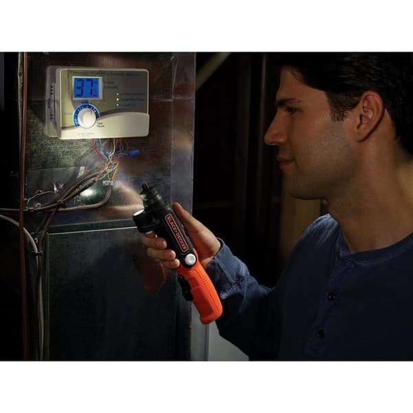 Elektrisk Skruetrækker 3.6V + 3 Tilbehør - BLACK+DECKER - BDCSFL20C-QW