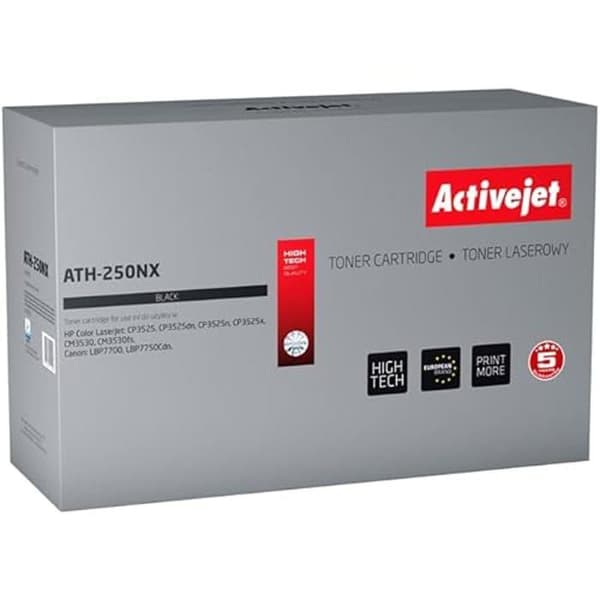Tonerpatron - ACTIVEJET - ATH-250NX - Sort - Laser - Pakke med 1