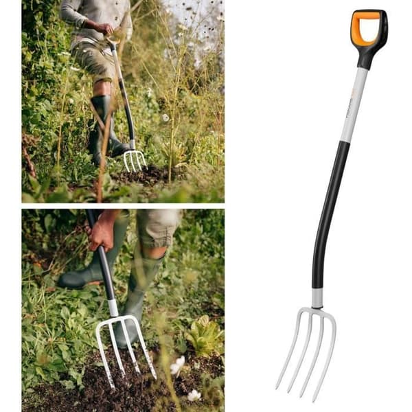 Fiskars Xact Spade, L, 120 cm, SortOrange, 1070716