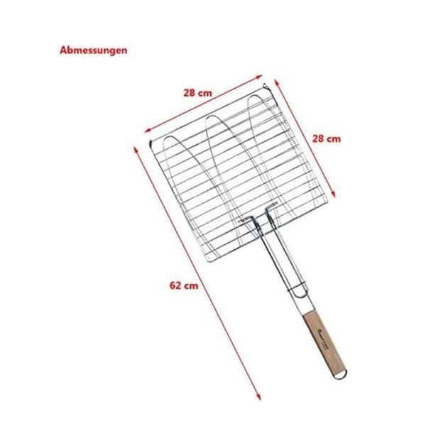 Kolmois kalagrilli teräksestä Master MG282
