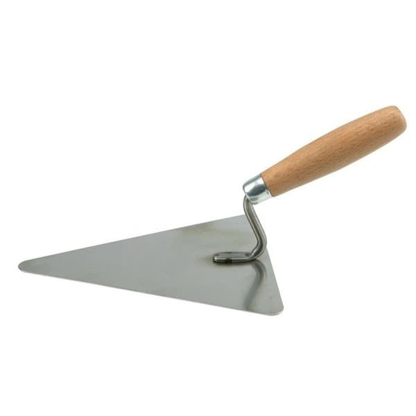 Triangulær spatel i rustfrit stål 180 mm 06341 VOREL