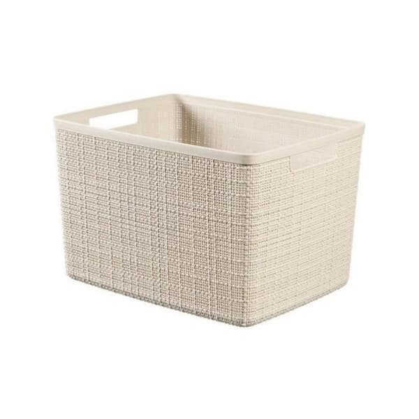 CURVER Rektangulær Jutekurv 20 L - Beige