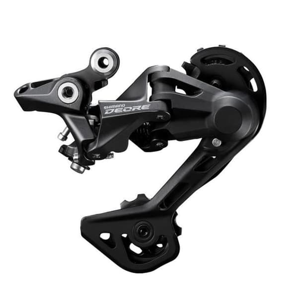 Shimano Deore M4120 10/11v Shadow RD+ baggear til MTB, sort, stor krog (2x11 og 2x10)