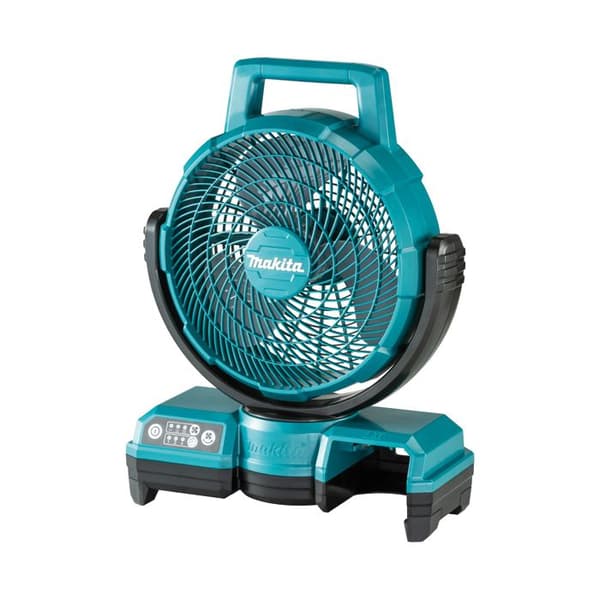 Ventilator - MAKITA - DCF203Z - Dobbelt strømforsyning - Oscillation - Timer