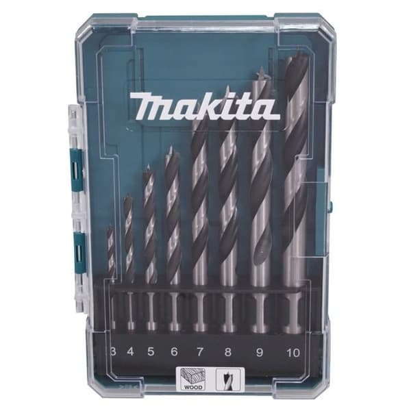 Coffret 8 cylindriske træbor - MAKITA - D-77257
