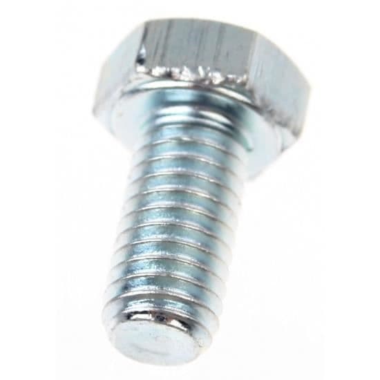 M5 X 10 HEX BOLT ARGENT STÅL 50 STK