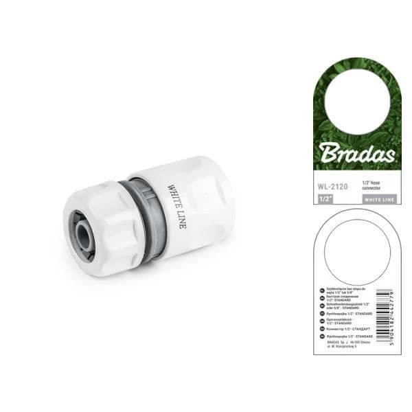 Rørforbindelse - BRADAS - WL-2120 - Hvid - 1-2, 5-8'' - Høj kvalitet