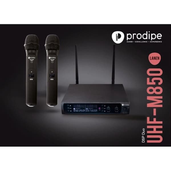 PRODIPE UHF M850 DSP DUO. Dobbelt mikro uhf