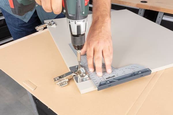 Charniere - stik - møbel hængsel - pivot Wolfcraft - 4658000