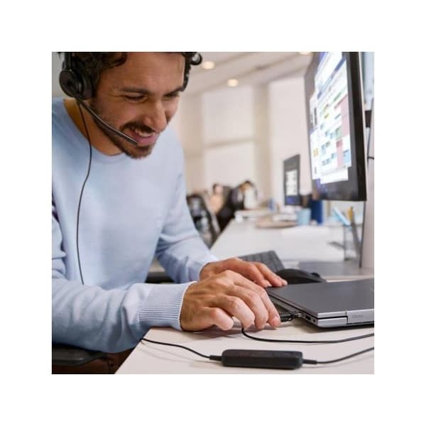 Kablet headset - HP - Poly Mission 425 USB - USB-forbindelse - Classic