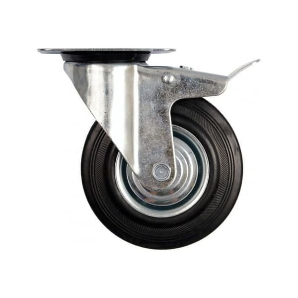 VOLANT VOREL BREMS GUMMI SORT 75 mm 87321