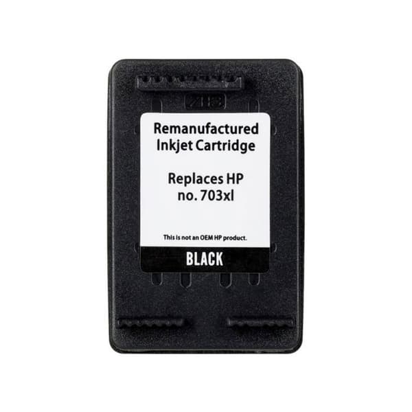 Superbulk printerpatron - B-H703Bk - Blæk til HP printer (erstatning for HP 703 CD887) Standard sort