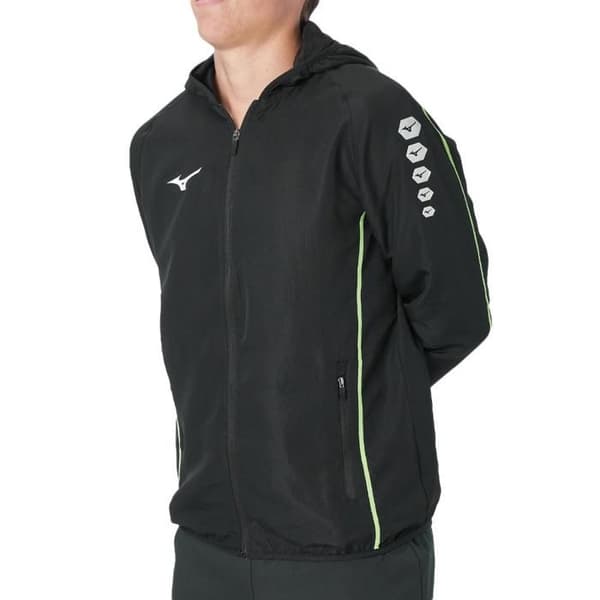 Mizuno Nagasaki Sort Jakke til Mænd