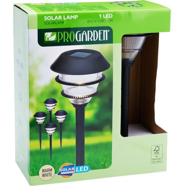 PROGARDEN Solcellehave lampe sæt af 4 41 cm KO-DT4100200