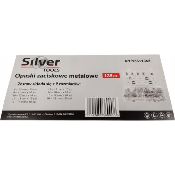 Tang sæt, metal tang, 135 dele SilverTools