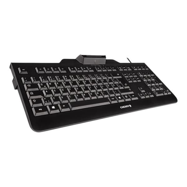 Clavier CHERRY KC 1000 SC - USB - Belgien - sort