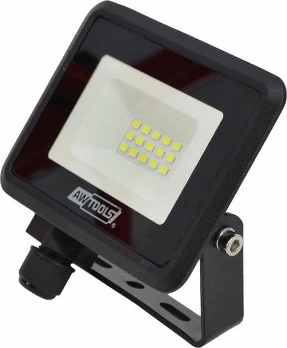 SLIM REFLEKTOR SMD LED - AWTOOLS - AW17900 - 10W - Farve Sort - Elektrisk