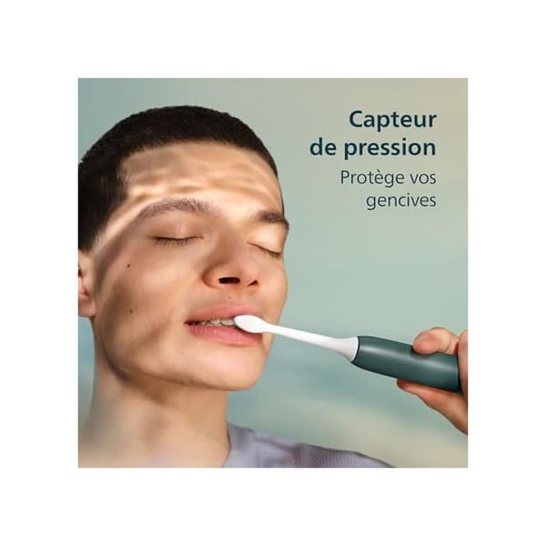 Elektrisk tandborste - PHILIPS - HX4033/26 - trycksensor - 3 intensiteter - 14 dagars batteritid