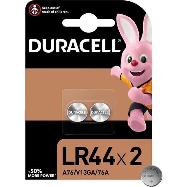 Duracell Batterier DURACELL BATTERI LR 44 X2