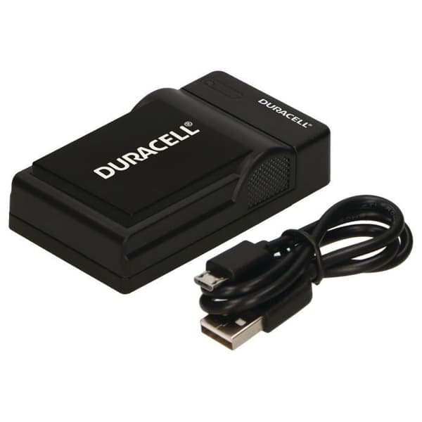 DURACELL DRO5943 OPLADER MED USB-KABEL, SORT