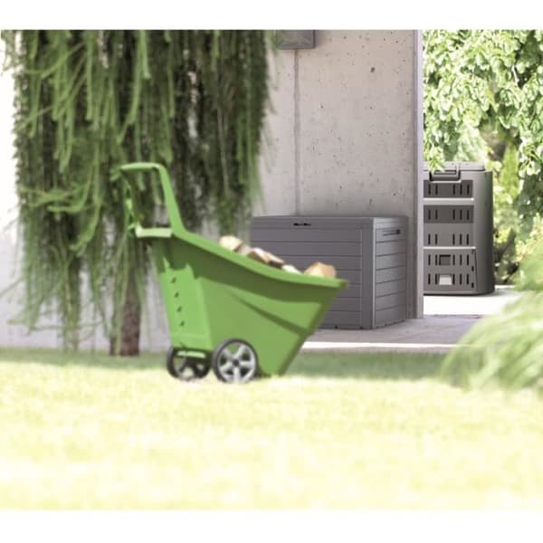 Sort træeffekt plastboks 280L