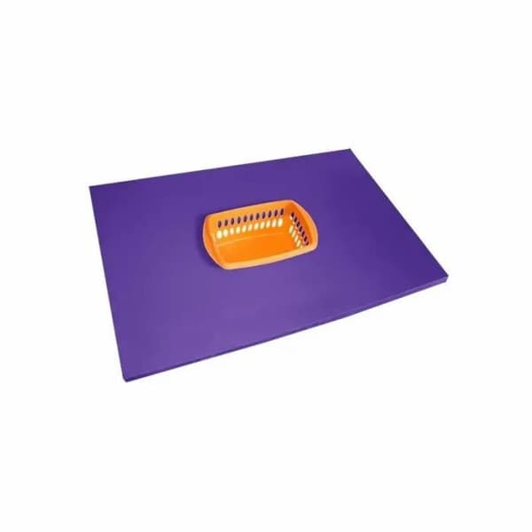 Golvmatta - SOFTEE - One size - Blå - 150x100x6 cm - Korg 43x27 cm