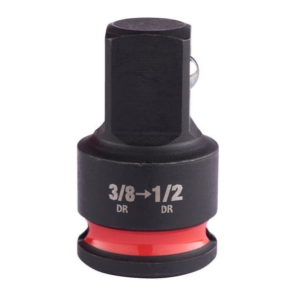 Impact socket adapter - Milwaukee - 3/8''-1/2'' - Krom-molybdæn stål - Holdbare mærkater