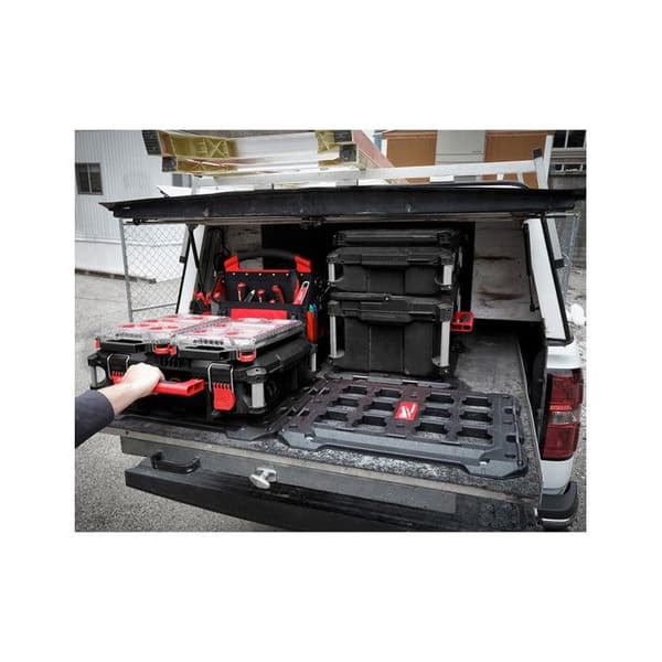 PACKOUT monteringsplade - MILWAUKEE - Ultra slagfast polymer - Sort