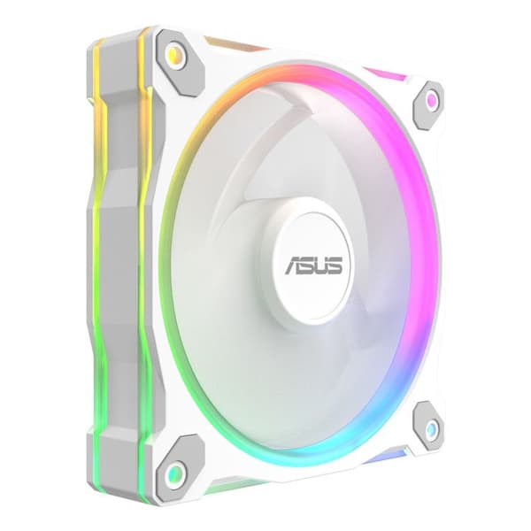 PC ventilator 12 cm - ASUS - Prime MR120 - ARGB - Hvid - Kabinet