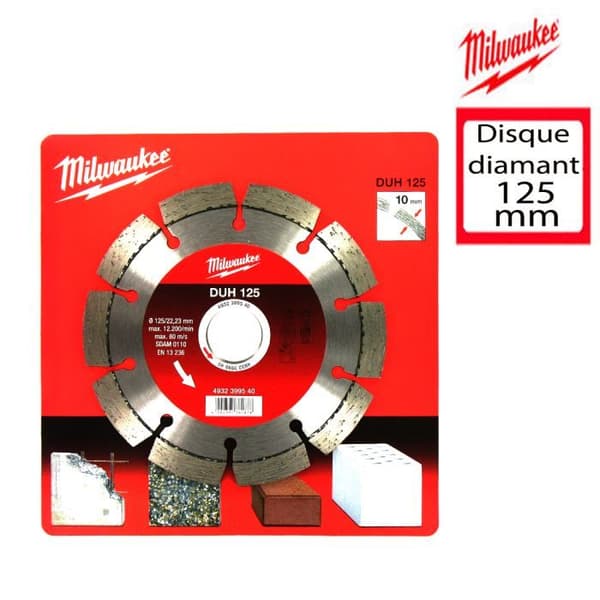 Diamant skive universel MILWAUKEE DUH diameter...