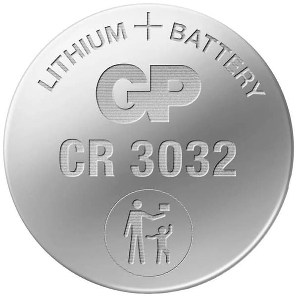 Patteri CR 3032 litium GP 500 mAh 3 V 1 kpl