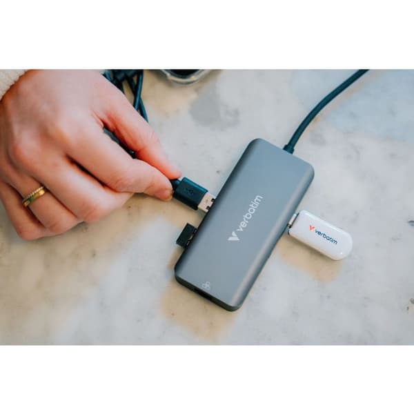 VERBATIM HUB USB-C 6PORT RJ45