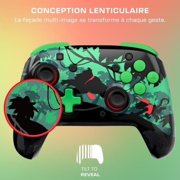 Spilcontroller - Nintendo Switch - Rematch Donkey Kong - Trådløs - Rød/Gul - Turtle Beach