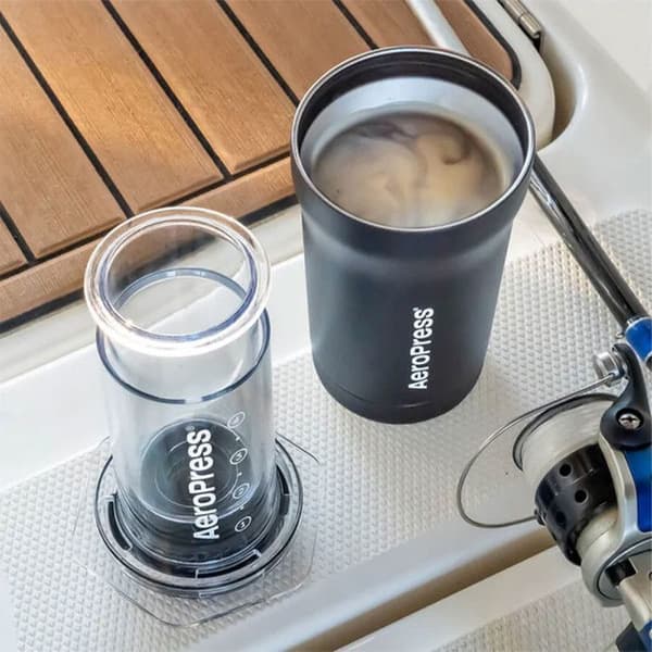 AeroPress Go Plus Rejsecafeteria – Sort