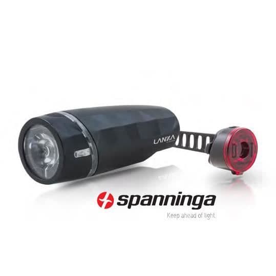 CYKELBELYSNING KIT LANZA + DOT batterier 20+10 Lum