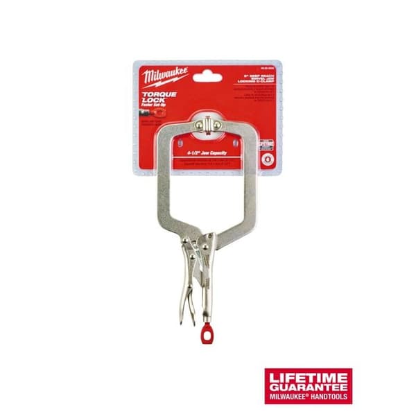 Dyb skruetang - MILWAUKEE - 230 mm - TORQUE LOCK™ - Stål - Sort