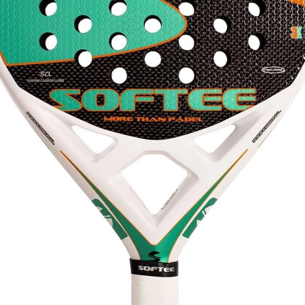 Softee Carbon 3K padel-maila - vihreä