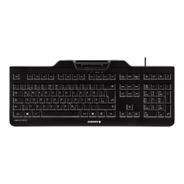 Clavier CHERRY KC 1000 SC - USB - Belgien - sort