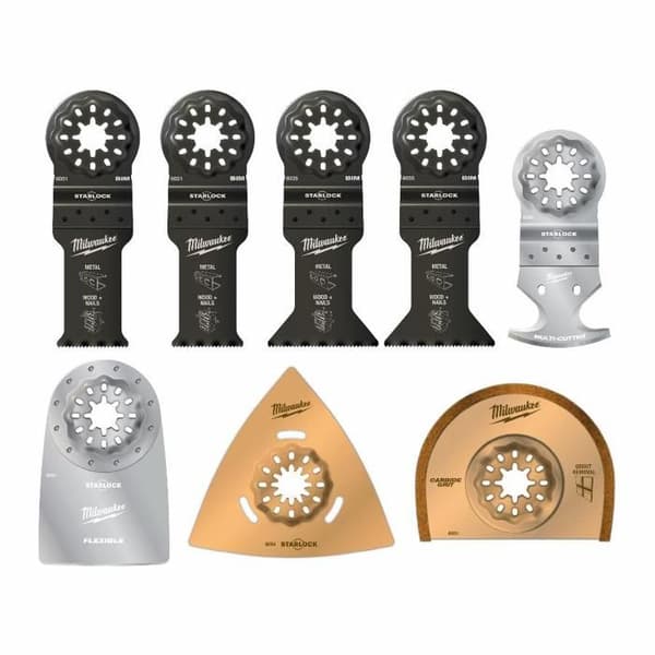 Sæt med 8 multitool-blade MILWAUKEE Renovation - 48906088