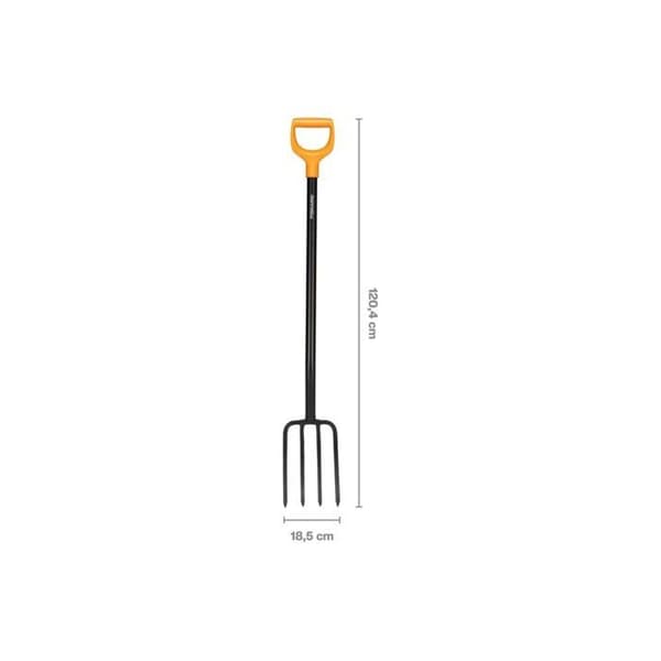 Metalgravegaffel - FISKARS - FS-1070673 - Solid - Ergonomisk - Holdbar